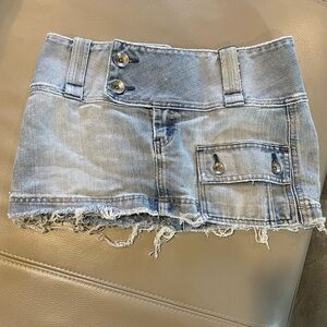 Buffalo Jean denim miniskirt vintage